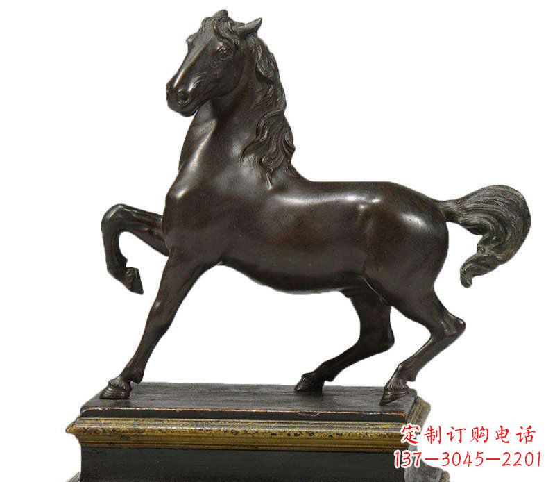 天津办公招财马动物铜雕塑
