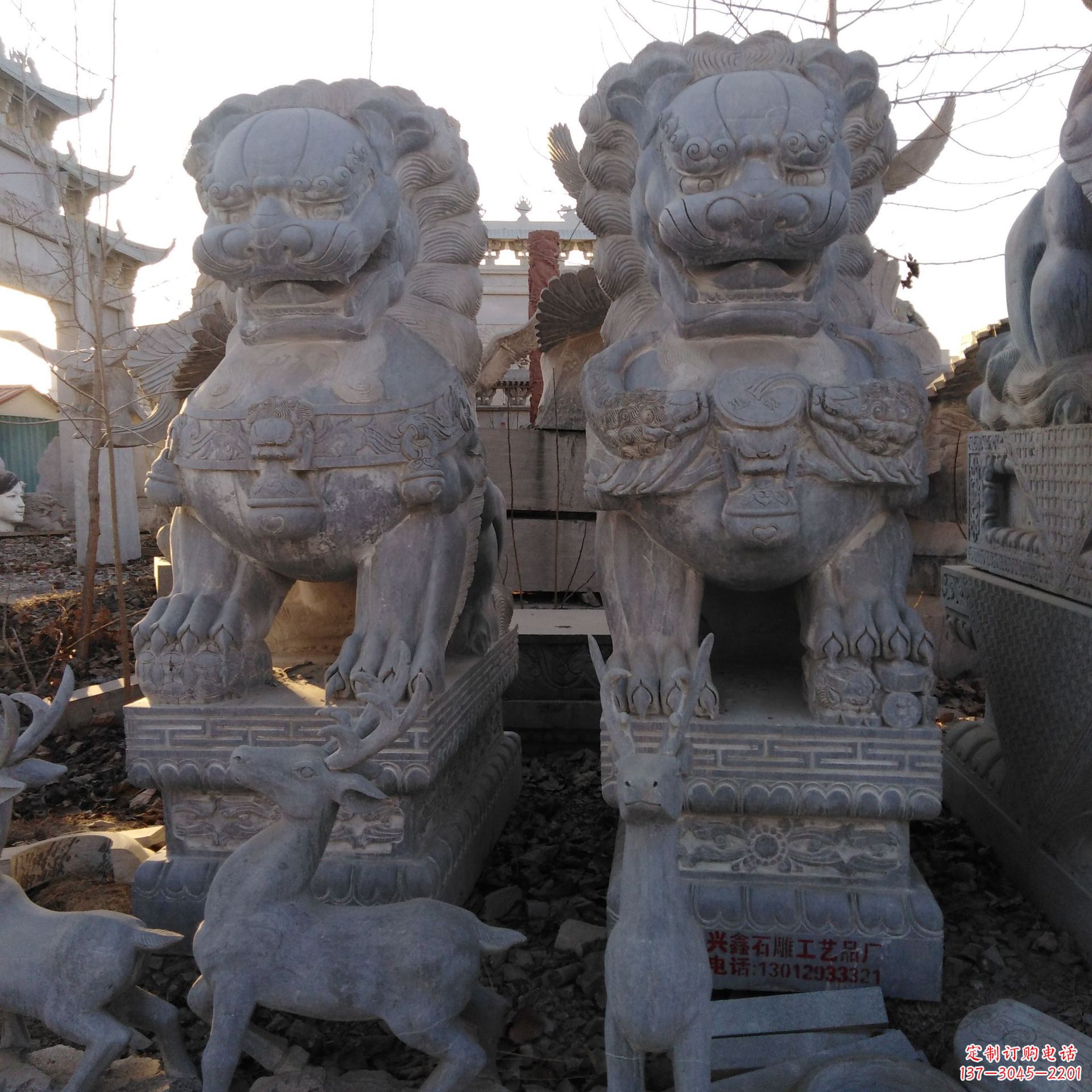 天津北京铸铜狮子雕塑厂家