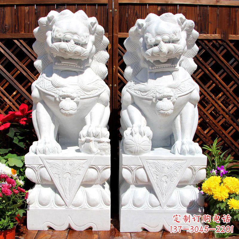 天津北京铸铜狮子雕塑定制