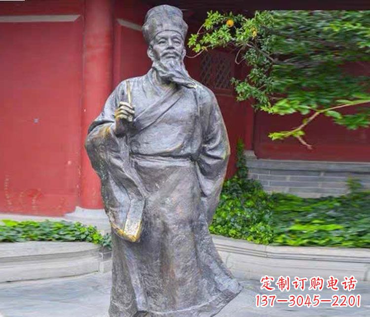 天津北宋文学家苏轼铜雕
