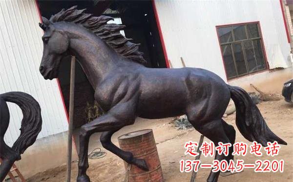 天津奔马铜雕222