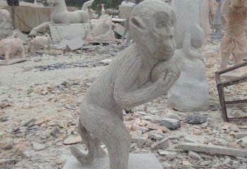天津新猴子雕像，传承古老传说