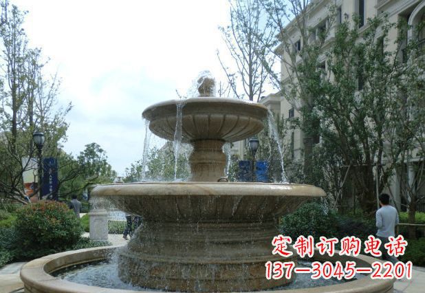 天津别墅景观大型喷泉石雕 (3)