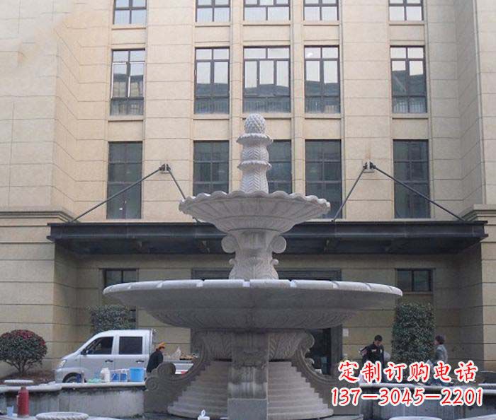 天津别墅景观欧式喷泉石雕