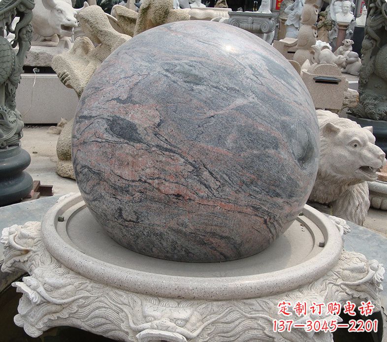 天津别墅石雕喷泉