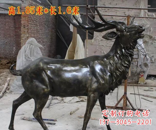 天津玻璃钢仿铜动物雕塑精美绝伦