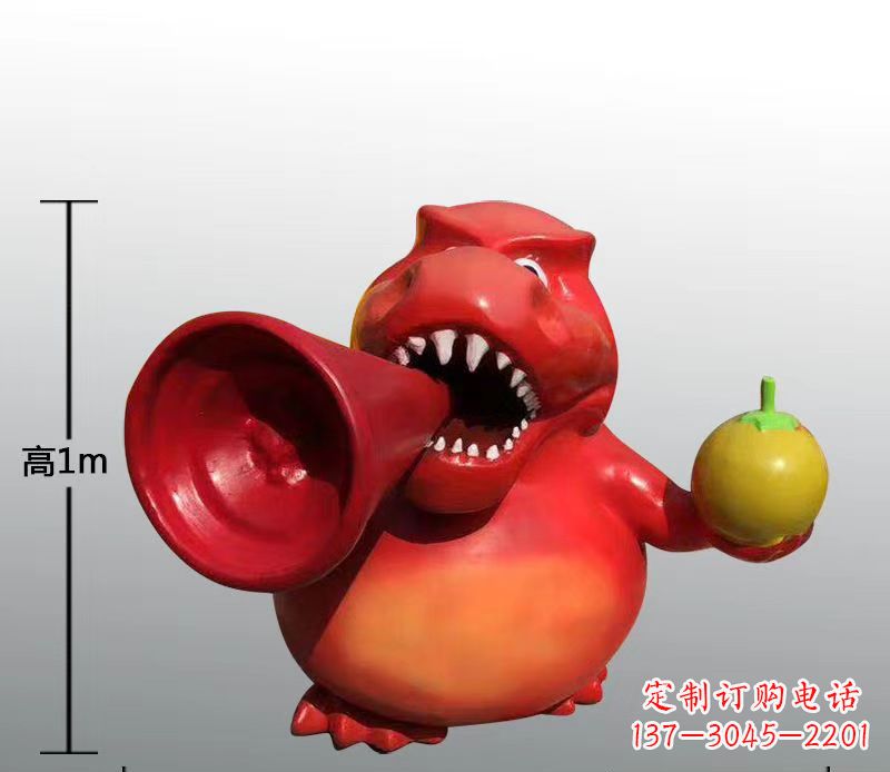 天津玻璃钢卡通动物雕塑