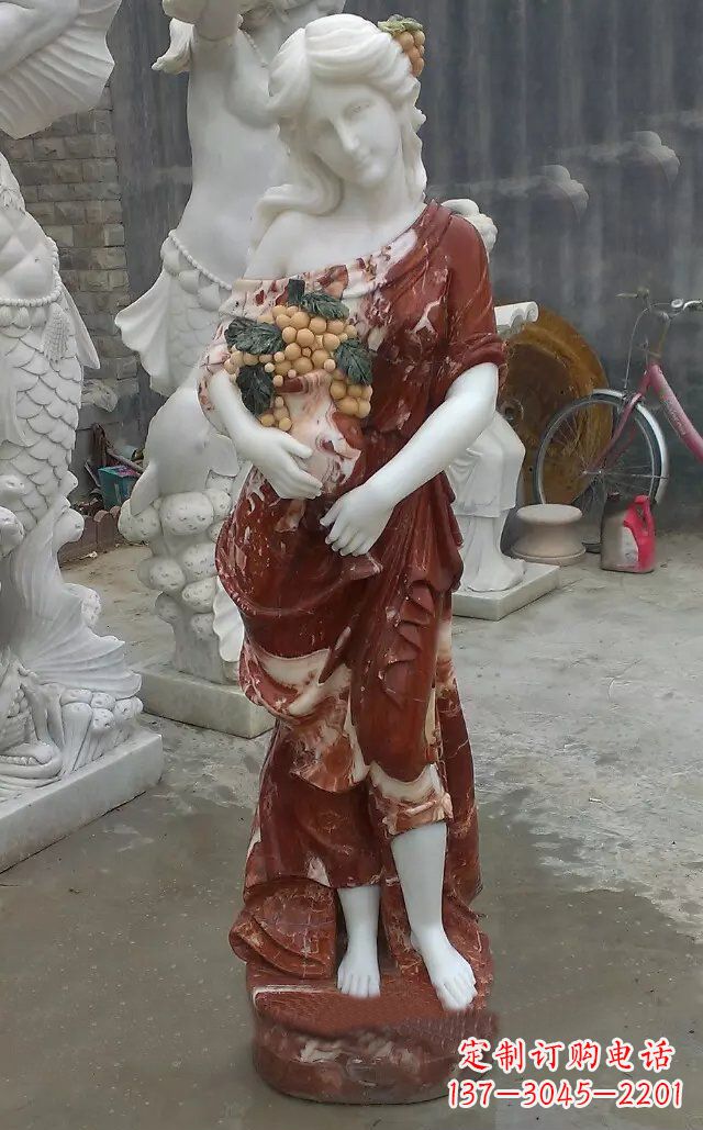 天津玻璃钢女人公园人物雕塑