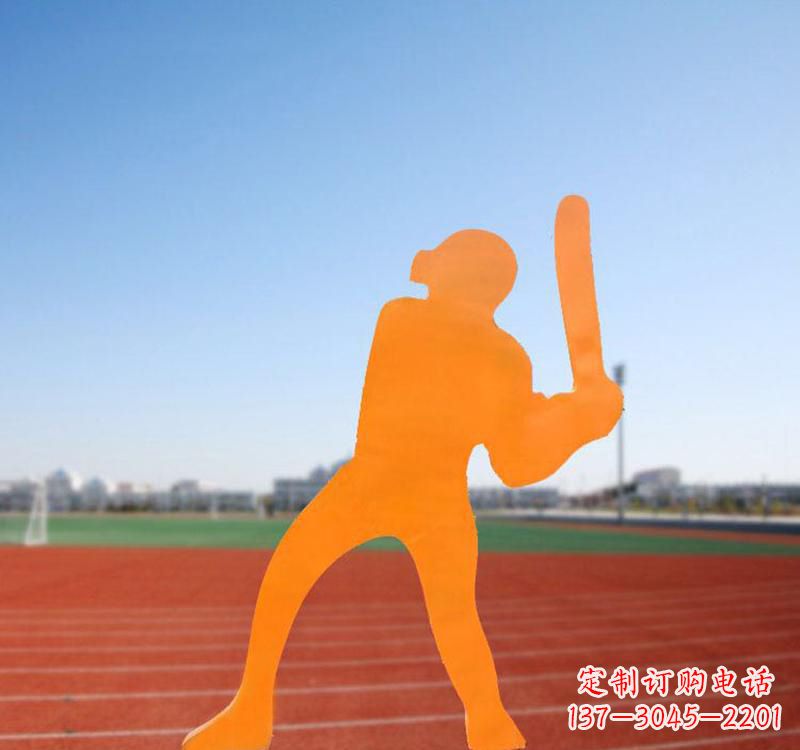 天津棒球运动人物雕塑传承棒球精神