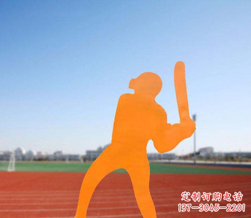 天津不锈钢棒球雕塑精美的艺术品