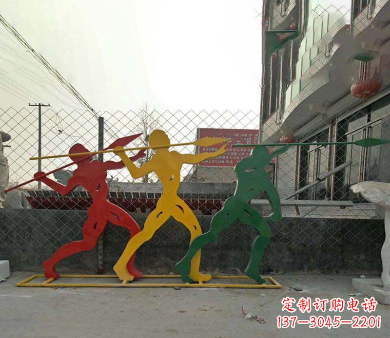 天津不锈钢标枪雕塑