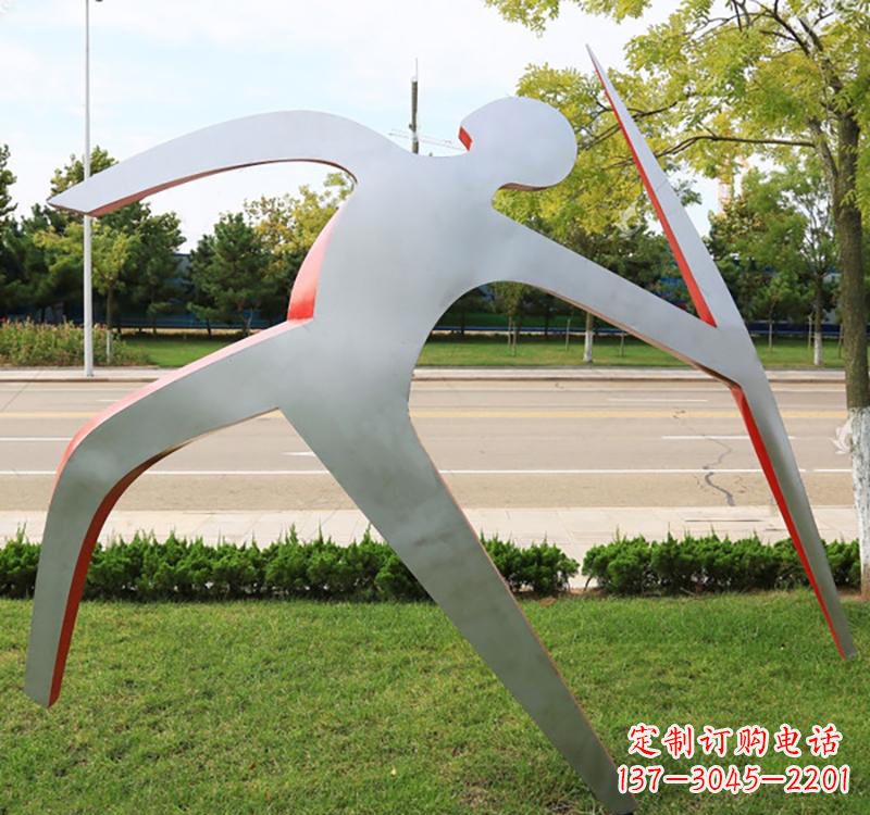 天津不锈钢标枪雕塑2