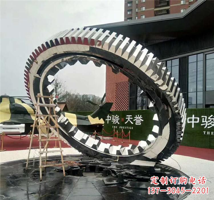 天津不锈钢齿轮抽象雕塑