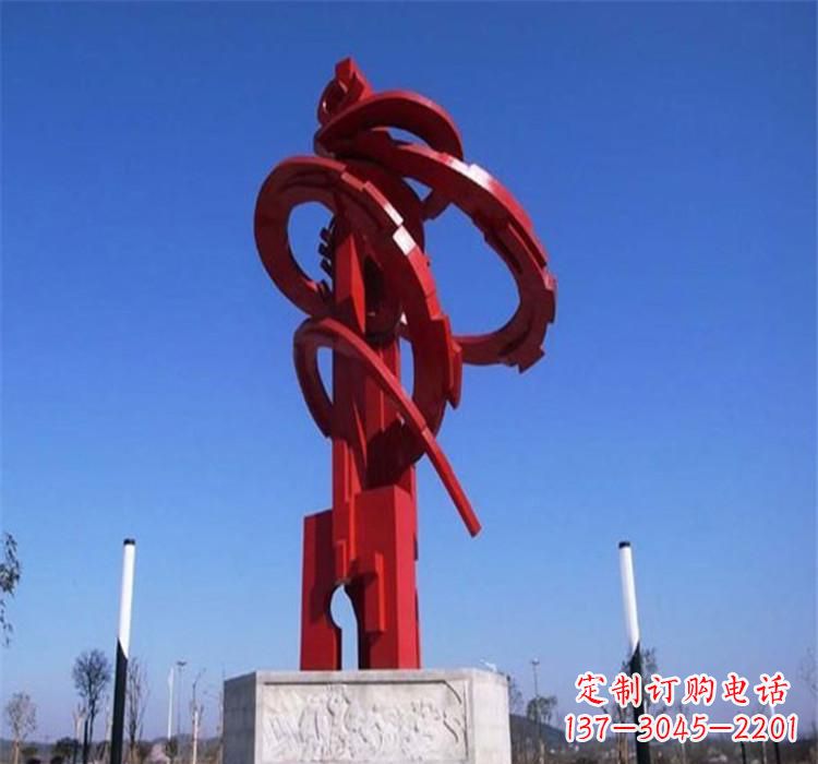 天津不锈钢齿轮雕塑2