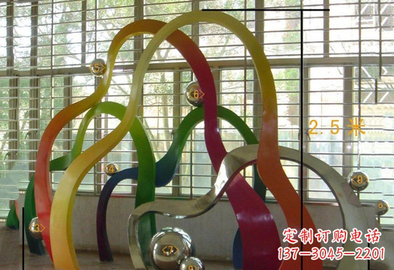天津不锈钢假山雕塑精致耐用的艺术品