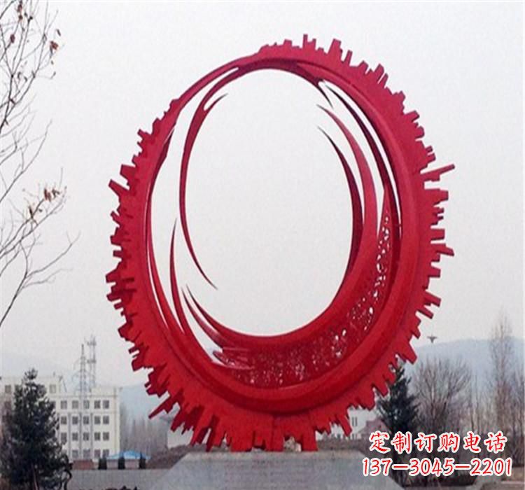 天津不锈钢抽象齿轮雕塑