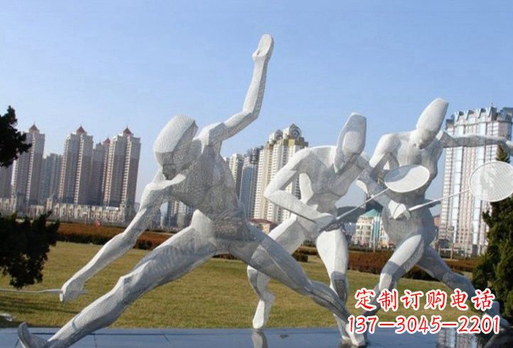 天津精致不锈钢羽毛球雕塑