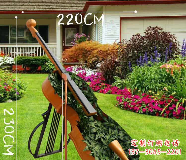 天津不锈钢抽象大提琴雕塑1