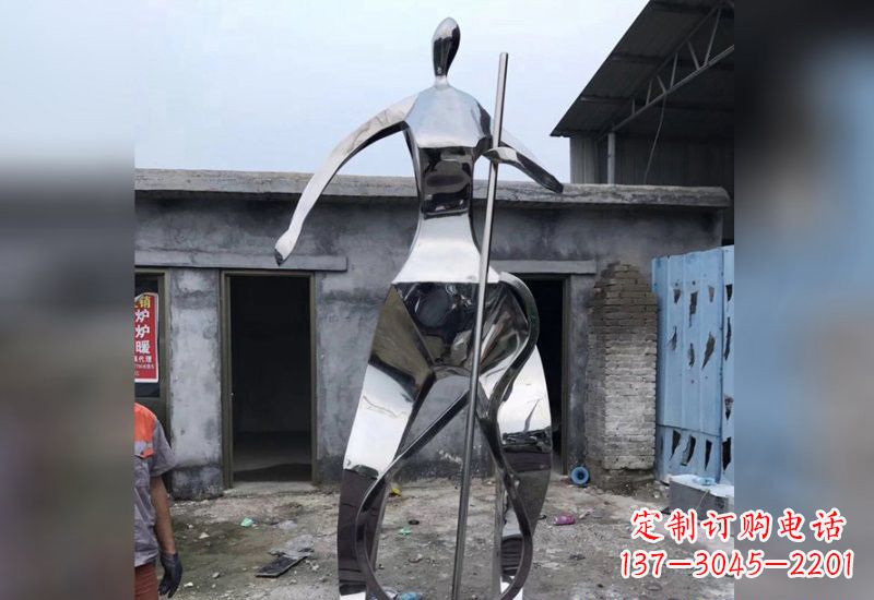 天津精致的不锈钢大提琴雕塑
