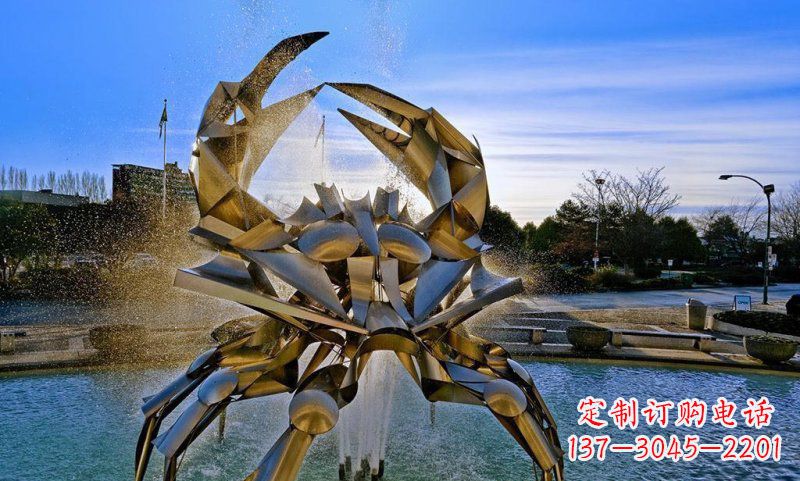 天津精美不锈钢螃蟹雕塑