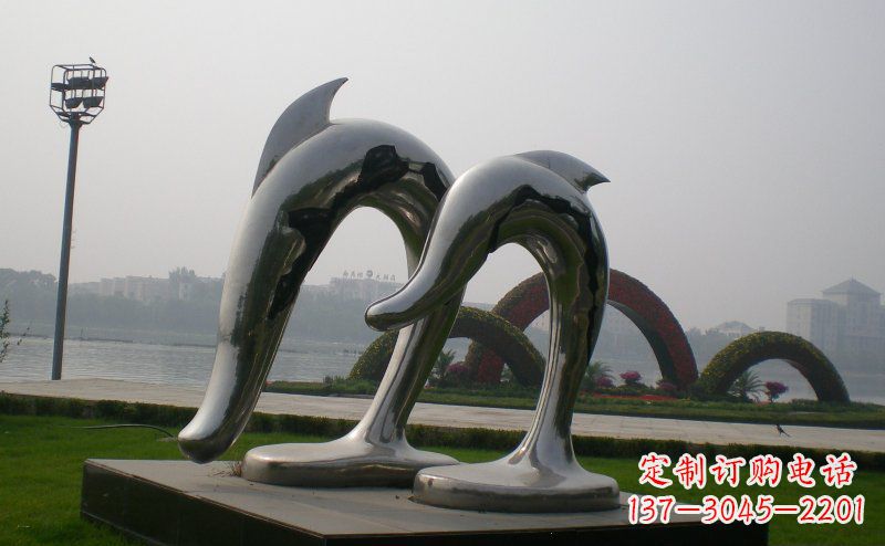 天津不锈钢抽象海豚