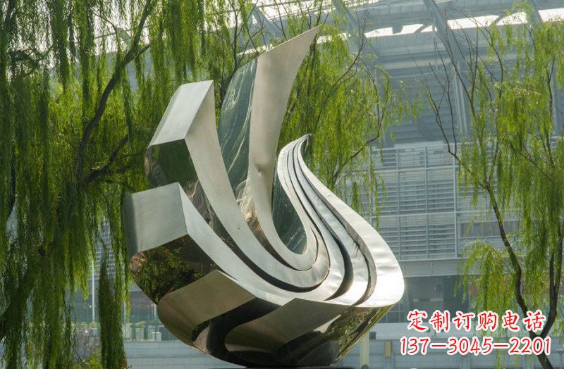 天津不锈钢抽象和平鸽