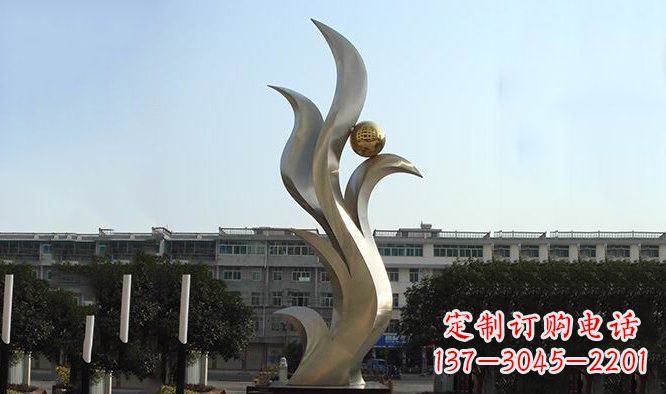 天津精美不锈钢凤凰雕塑