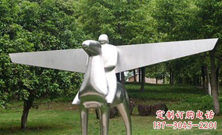 天津不锈钢马雕塑完美集结动感与现代美学