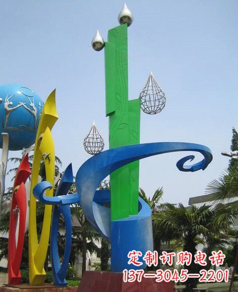 天津不锈钢水滴雕塑非凡的艺术美学