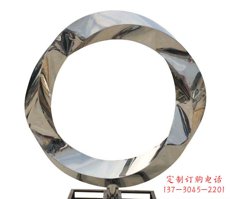 天津不锈钢圆环雕塑——精美而优雅