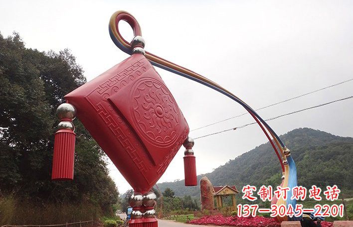 天津精美不锈钢拱门雕塑