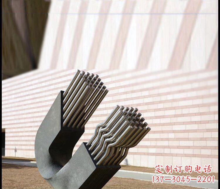 天津不锈钢磁铁公园景观雕塑