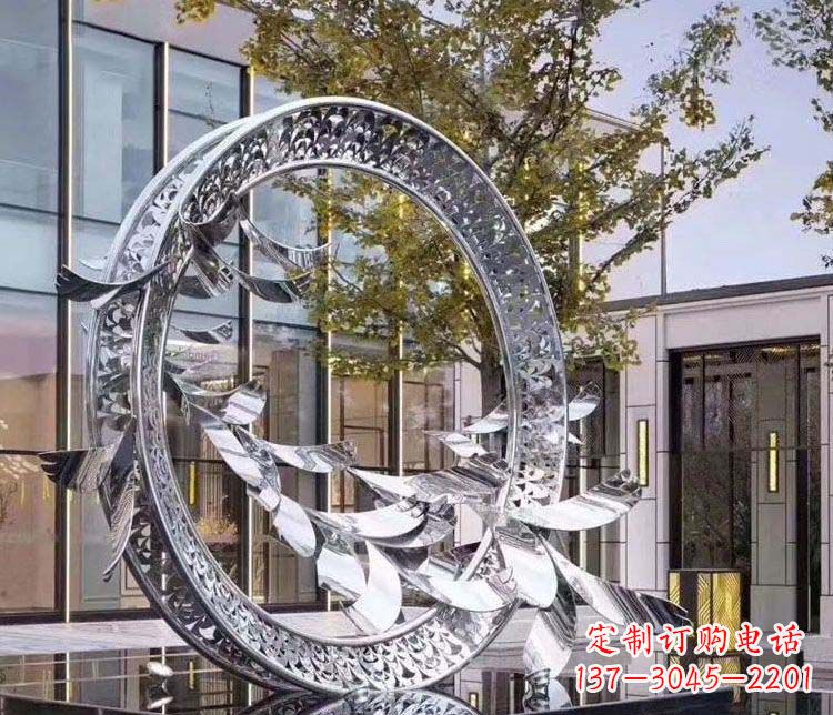 天津大雁雕塑象征着永恒的美丽