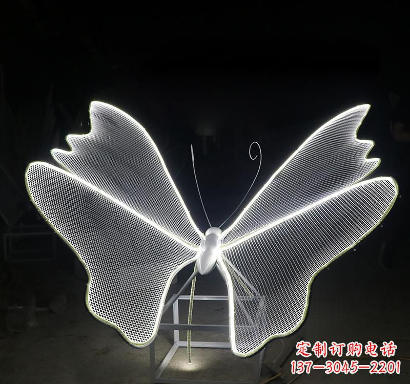天津不锈钢灯饰蝴蝶雕塑