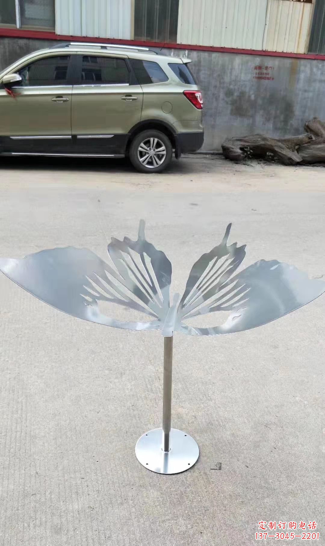 天津绚丽精美的不锈钢蝴蝶雕塑