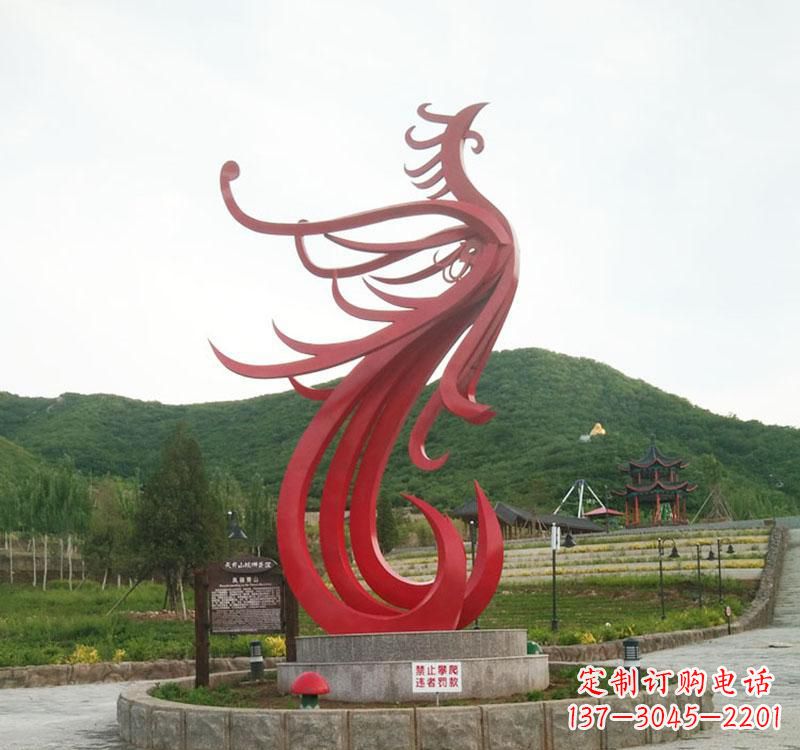 天津不锈钢凤凰展现古老文明的传承