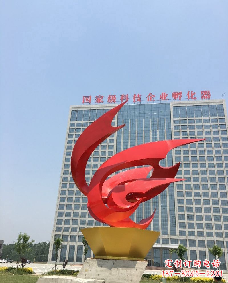 天津不锈钢凤凰雕塑一种具有传统文化内涵的艺术品