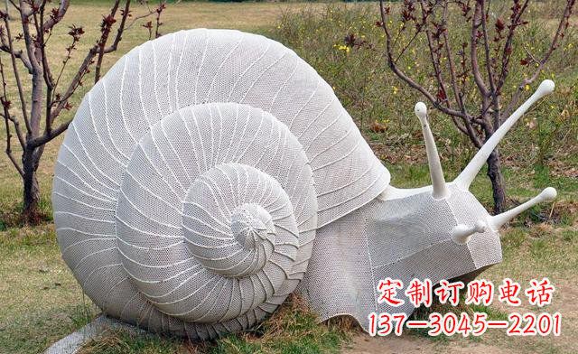 天津不锈钢蜗牛雕塑——让艺术与自然相结合