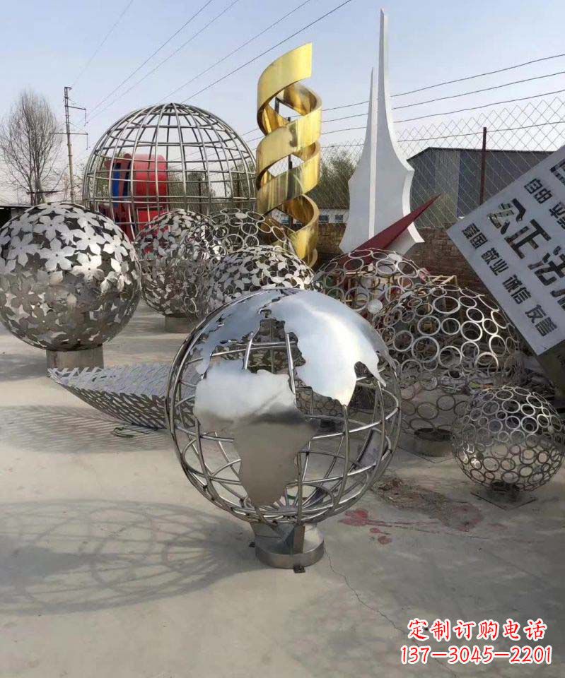天津不锈钢地球雕塑融合艺术与自然的完美结合