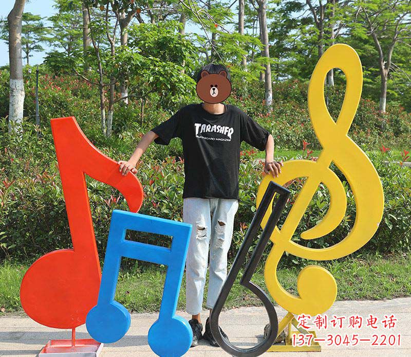 天津不锈钢公园音符雕塑——精美绝伦