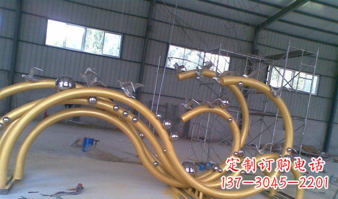 天津海鸥景观以不锈钢雕塑点亮海岸