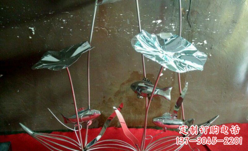 天津不锈钢荷花雕塑