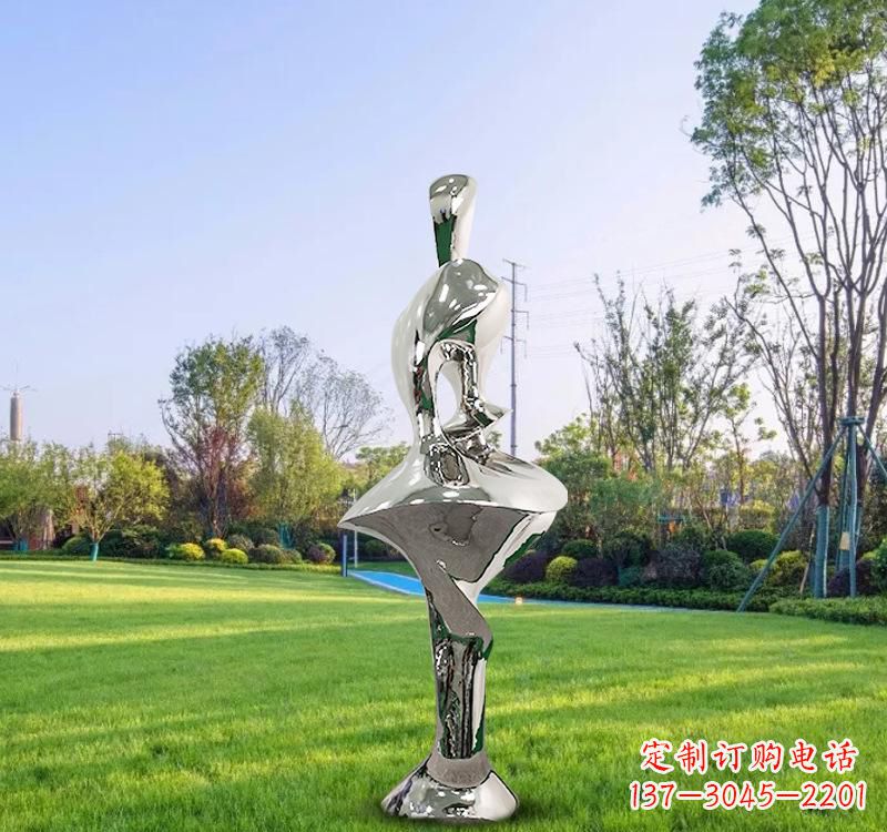 天津不锈钢户外抽象人体雕塑