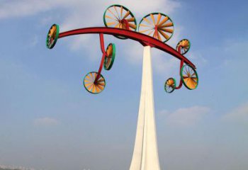 天津不锈钢风车雕塑艺术美学的完美结合