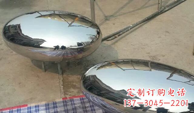 天津不锈钢鸡蛋雕塑精美的艺术作品