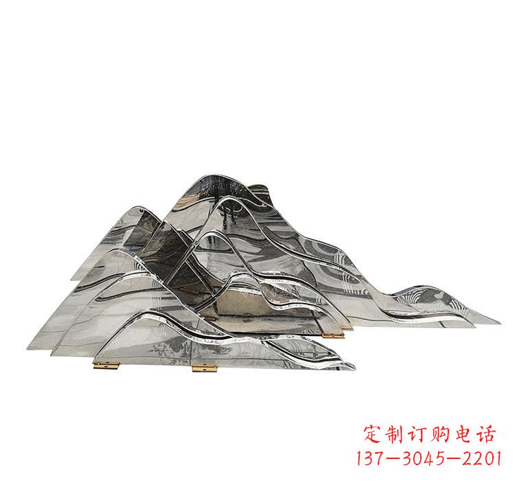 天津不锈钢假山雕塑