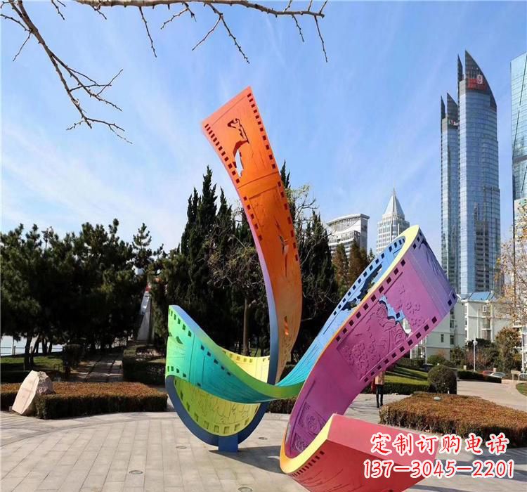 天津不锈钢胶卷雕塑