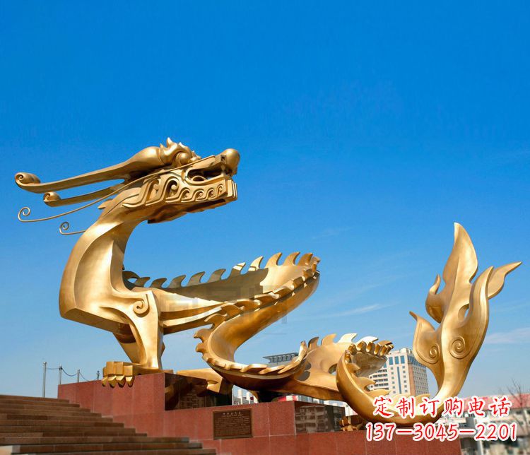 天津不锈钢金龙——雕塑之美