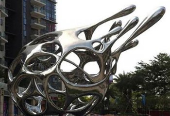 天津不锈钢镜面火龙果雕塑精致的艺术瑰宝