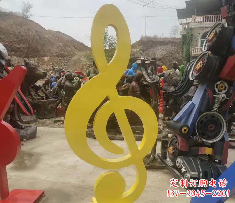 天津不锈钢音符雕塑美丽而持久的艺术